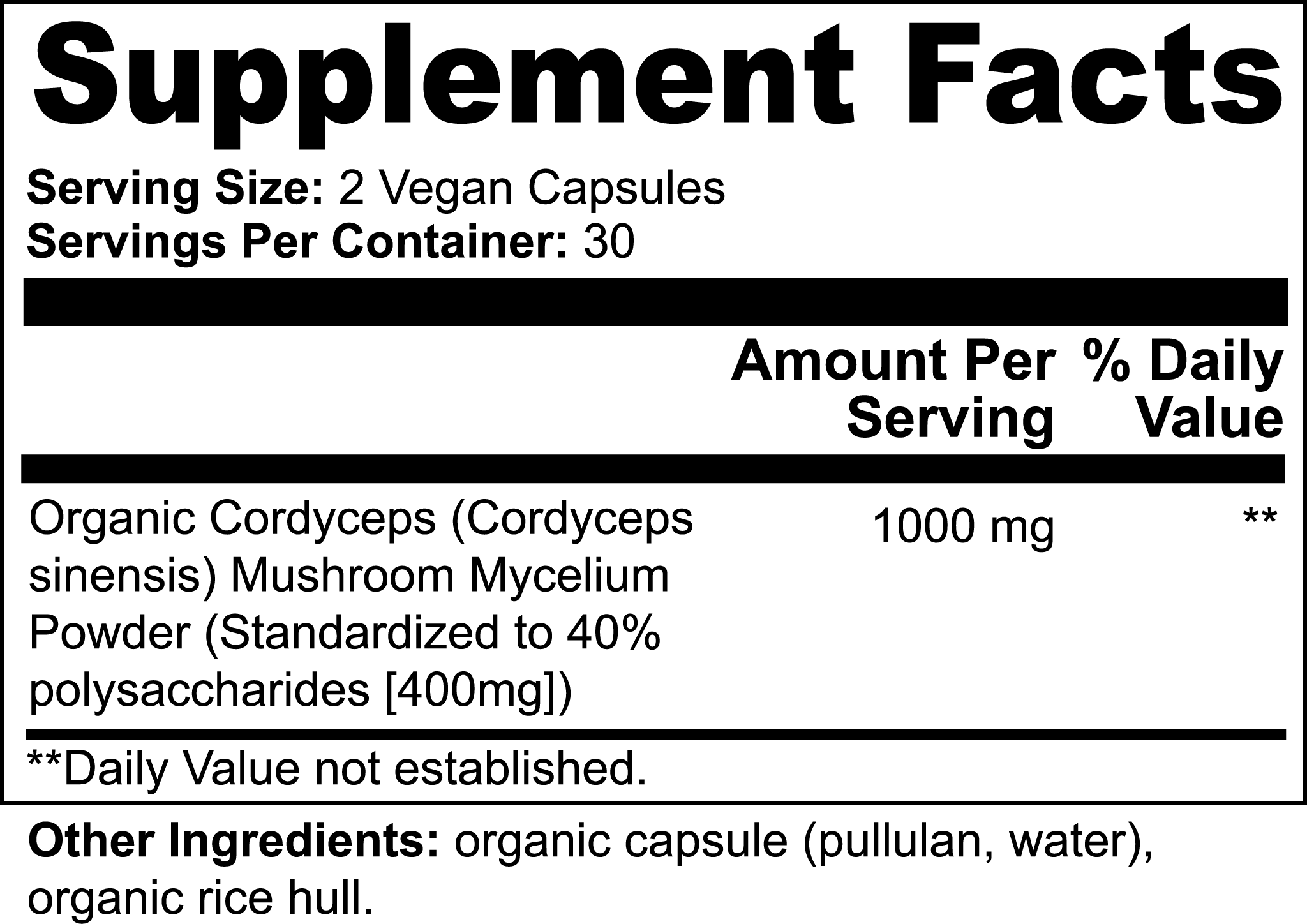 Health Booster - Cordyceps Mushroom