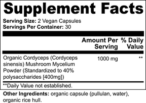 Health Booster - Cordyceps Mushroom